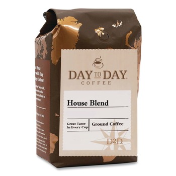  | Day to Day Coffee PCO33700 28 oz. Bag 100% Pure Ground Coffee - House Blend