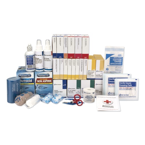 First Aid Kit Refills | First Aid Only 90623 3 Shelf ANSI Class B Plus Refill with Medications (1-Kit) image number 0