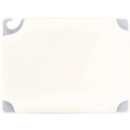 Cutting Boards | San Jamar SAN CBG182412WH 24 in. x 18 in. x 0.5 in. Saf-T-Grip Plastic Cutting Board - White image number 1