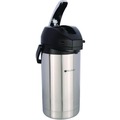 Beverage Dispensers | BUNN 32130.0000 3 Liter Lever Action Airpot - Stainless Steel/Black image number 1