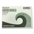 Bowls | Boardwalk CB12B1008125A 12 oz Paper Dinnerware Bowl - White (1000/Carton) image number 4
