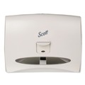 Toilet Seat Cover Dispensers | Scott 09505 17.5 in. x 2.25 in. x 13.25 in. Personal Seat Cover Dispenser - White image number 1