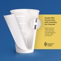 Cups | SOLO DWTG16W Thermoguard 16 oz Sustainable Forest Print Insulated Paper Hot Cups - White (600/Carton) image number 0