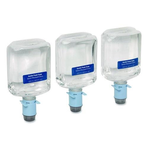 Soap Refills | Georgia Pacific Professional 43716 1200 mL Pacific Blue Ultra Automated Foam Soap Refill - Fragrance-Free (3/Carton) image number 0
