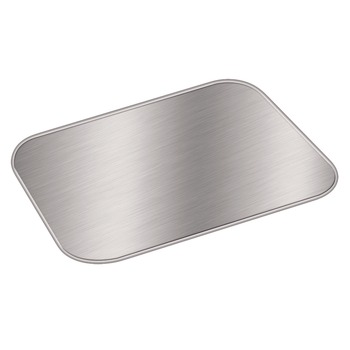Handi-Foil 2059L-1000 5.5 in. x 4.5 in. Laminated Board Lid - Silver/White (1000/Carton)