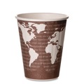Cups | Eco-Products EP-BNHC8-WD 8 oz. World Art Renewable and Compostable Insulated PLA Hot Cups (800/Carton) image number 0