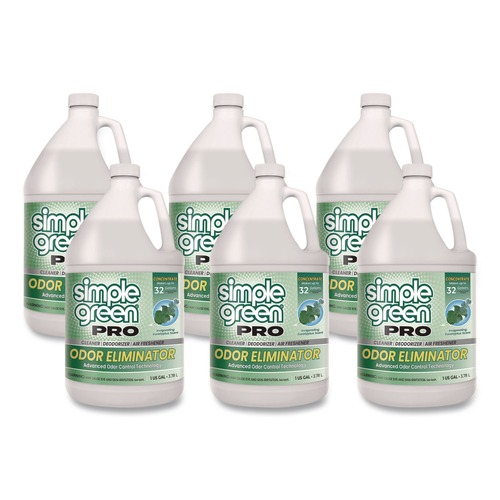 All Purpose Cleaners & Degreasers | Simple Green 4210100651128 1 Gallon Pro Odor Eliminator - Eucalyptus Scent (6/Carton) image number 0