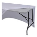 Table Covers & Skirts | Iceberg 16523 iGear 30 in. x 72 in. Polyester Fabric Table Cover - White image number 3