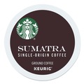Coffee - Caffeinated | Starbucks 12565254 0.4 oz Coffee K-Cups - Sumatra (96/Carton) image number 2
