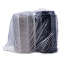 Perforated Roll & Hand Towels | SOLO 864056-AP94 OctaView 9.57 in. x 9.2 in. x 3.2 in. 42 oz. Plastic Hinged-Lid Cold Food Containers - Black/Clear (100/Carton) image number 1