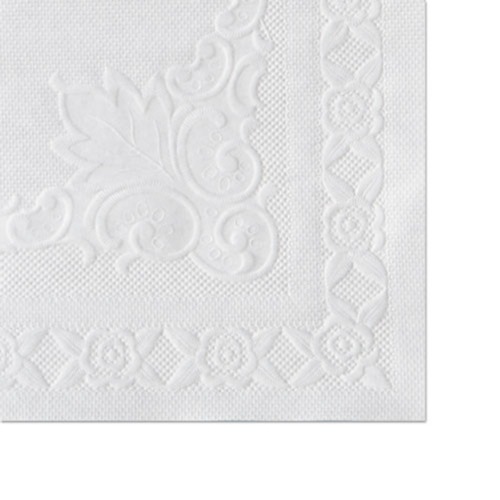 Placemats | Hoffmaster 601SE1014 10 in. x 14 in. Classic Embossed Paper Placemats - White (1000/Carton) image number 0
