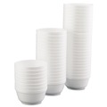 Bowls | Dart 12B32 12 oz. Insulated Foam Bowls - White (1000/Carton) image number 1