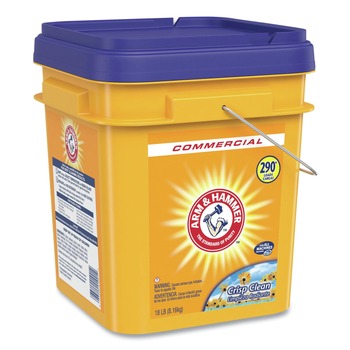 Arm & Hammer 3320001001 18 lbs. Crisp Clean Powder Laundry Detergent Pail