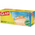 Resealable Bags | Glad 60771 6.5 in. x 5.5 in. Fold-Top Sandwich Bags - Clear (2160/Carton) image number 2
