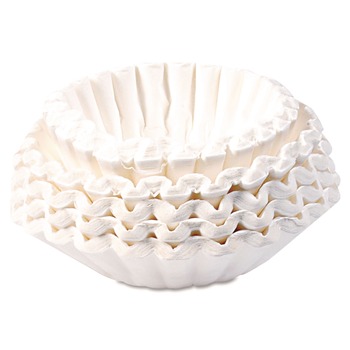 BUNN 20132.0000 12 Cup Size Flat Bottom Coffee Filters (250/Pack, 12 Packs/Carton)