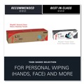 Perforated Roll & Hand Towels | WypAll 05800 L30 POP-UP Box 16.4 in. x 9.8 in. Towels - White (100/Box, 8 Boxes/Carton) image number 10