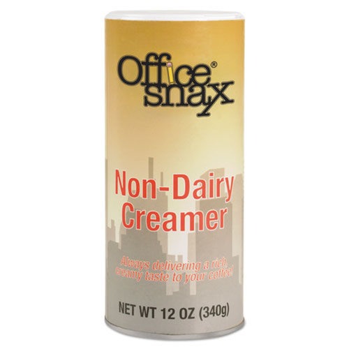 Creamers | Office Snax 00020 12 oz. Reclosable Canister of Powder Non-Dairy Creamer image number 0