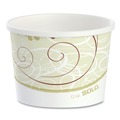 Food Containers & Lids | SOLO HS4125-J8000 3.6 in. Diameter x 3.3 in. h 12 oz Double Poly Paper Symphony Design Food Containers (500/Carton) image number 1