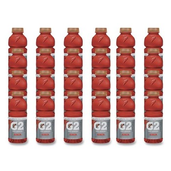 SPORTS DRINKS | Gatorade QUA20405 G2 Perform 02 20 oz Bottle Low-Calorie Thirst Quencher - Fruit Punch (24/Carton)