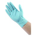 Janitorial Disposable & Single Use Gloves | Boardwalk 382SBXA 5 mil. Disposable Examination Nitrile Gloves - Small, Blue (100/Box) image number 3