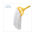 Mop Heads | Boardwalk BWK216RCT 16 oz. Rayon Premium Cut-End Wet Mop Heads - White (12/Carton) image number 4
