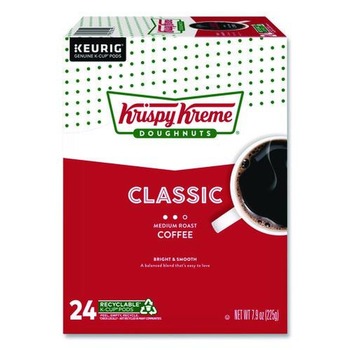 PRODUCTS | Krispy Kreme Doughnuts 5000330036 Medium Roast Coffee K-Cups - Classic (24/Box)