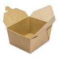 Food Containers & Lids | GEN KS10120 Reclosable 30 oz. Paper Take-Out Box - Kraft (450/Carton) image number 2