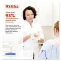 Perforated Roll & Hand Towels | WypAll 41083 12.5 in. x 10 in. 1/4 Fold X60 Cloths - White (70/Pack, 8 Packs/Carton) image number 5