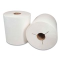 Perforated Roll & Hand Towels | Morcon Paper 400WY Morsoft 8 in. x 800 ft. Y-Notch 1-Ply Controlled Towels - White (6 Rolls/Carton) image number 1