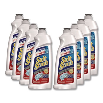 PRODUCTS | Soft Scrub 23400 07226 Oxi Cleanser, Clean Scent, 24 oz Bottle, 8/Carton