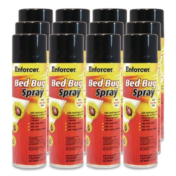 AMREP EBBK14 14 oz. Aerosol Spray Bed Bug Spray for Bed Bugs/Dust Mites/Lice/Moths (12/Carton)