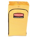 Furniture Cart Accessories | Rubbermaid Commercial 1966719 17.25 in. x 30.5 in. 24 Gallon Zippered Vinyl Cleaning Cart Bag - Yellow image number 0