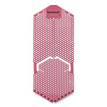 Boardwalk TSU-P-006I006I-01-AAS80 5.22 oz. Vertical Urinal Screen - Spiced Apple Scent Red (6/Carton)