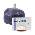 High-Density Trash Bags | Boardwalk Z8048HNKR01 40 in. x 48 in. 45 Gallon 13 mic High Density Industrial Coreless Roll Can Liners - Natural (250/Carton) image number 5