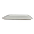 Food Containers & Lids | GEN 1014WH 13.81 in. x 9.25 in. x 0.71 in. Foam Meat Trays - White (100/Carton) image number 2