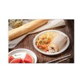 Plates | Pactiv Corp. PSP06EC EarthChoice Pressware 6 in. dia Compostable Dinnerware, Plate - White (750/Carton) image number 4