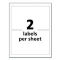 Perforated Roll & Hand Towels | Avery 60522 UltraDuty 4.75 in. x 7.75 in. GHS Chemical Waterproof and UV Resistant Labels - White (100/Pack) image number 8