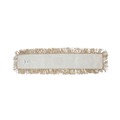 Mop Heads | Boardwalk BWK1336 36 in. x 5 in. Industrial Washable Dust Mop Head - White image number 1