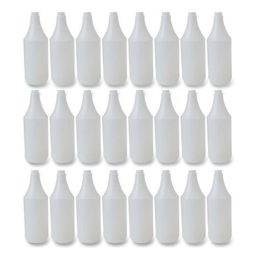 Sprayers & Pumps | Boardwalk 512245 32 oz. Embossed Spray Bottle - Clear (24/Carton) image number 0