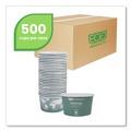 Food Containers & Lids | Eco-Products EP-BSC12-WA 4.05 in. x 2.5 in. 12 oz. World Art Renewable and Compostable Paper Food Container - Green (500/Carton) image number 6