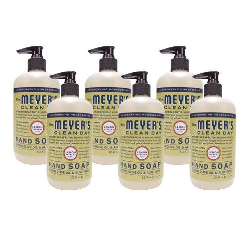 Hand Soaps | SC Johnson 373205 12.5 oz. Lemon Clean Day Liquid Hand Soap (6/Carton) image number 0