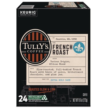  | Tully's Coffee 5000373779 Coffee K-Cups - French Roast (24/Box)