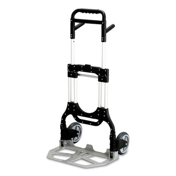 HAND TRUCKS | Safco 4055NC 23 x 24 x 50 Stow-Away 500 lb Capacity Heavy-Duty Aluminum Hand Truck