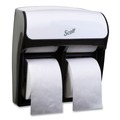 Toilet Tissue Dispensers | Scott 44517 11.25 in. x 6.31 in. x 12.75 in. Pro High Capacity Coreless SRB Tissue Dispenser - White (1/Carton) image number 0