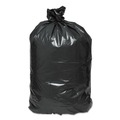 Low-Density Trash Bags | Classic 1506843 30 Gallon 0.71 mil 30 in. x 36 in. Linear Low-Density Can Liners - Black (250/Carton) image number 2