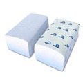 Perforated Roll & Hand Towels | Boardwalk BWK52GREEN 9.13 in. x 10.25 in. 1-Ply Green Single-Fold Towels - Natural White (16 Packs/Carton) image number 5