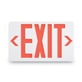 Business & Erasable-Surface Signage | Tatco 07230 12.25 in. x 2.5 in. x 8.75 in. Polycarbonate LED Exit Sign - White image number 1