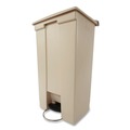 Indoor Waste Receptacles | Rubbermaid Commercial FG614500BEIG 18 Gallon Polyethylene Step-On Receptacle - Beige image number 1