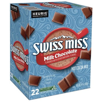 Swiss Miss 5000345150 Hot Cocoa K-Cups - Milk Chocolate (22/Box)