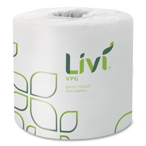 Perforated Roll & Hand Towels | Livi VPG 21724 2-Ply Bath Tissue - White (1-Carton) image number 0